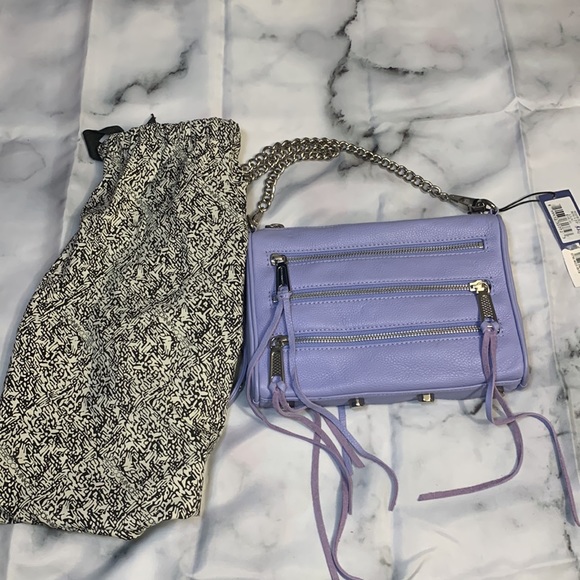 🎒 NWT Lilac Mini 5 Zip Rebecca Minkoff - Picture 11 of 16